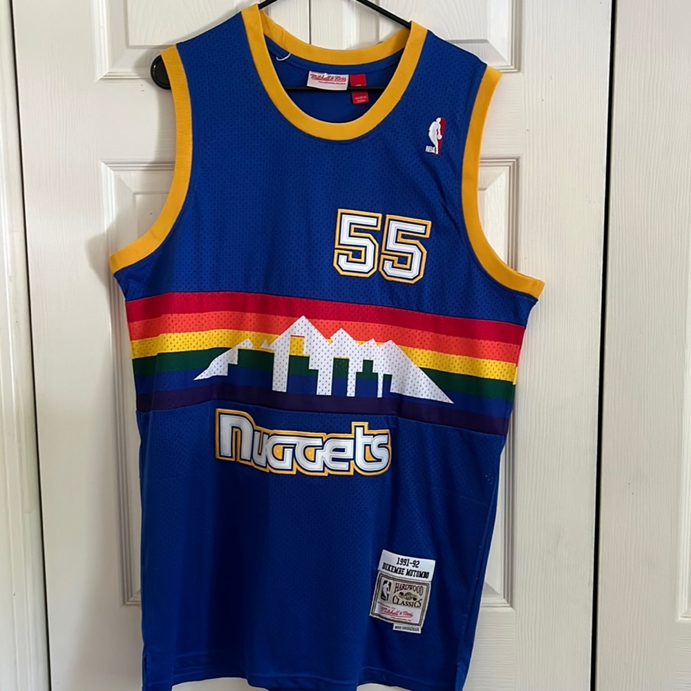 Mitchell & Ness NBA Denver Nuggets basketball Jersey #55 Mutombo XL